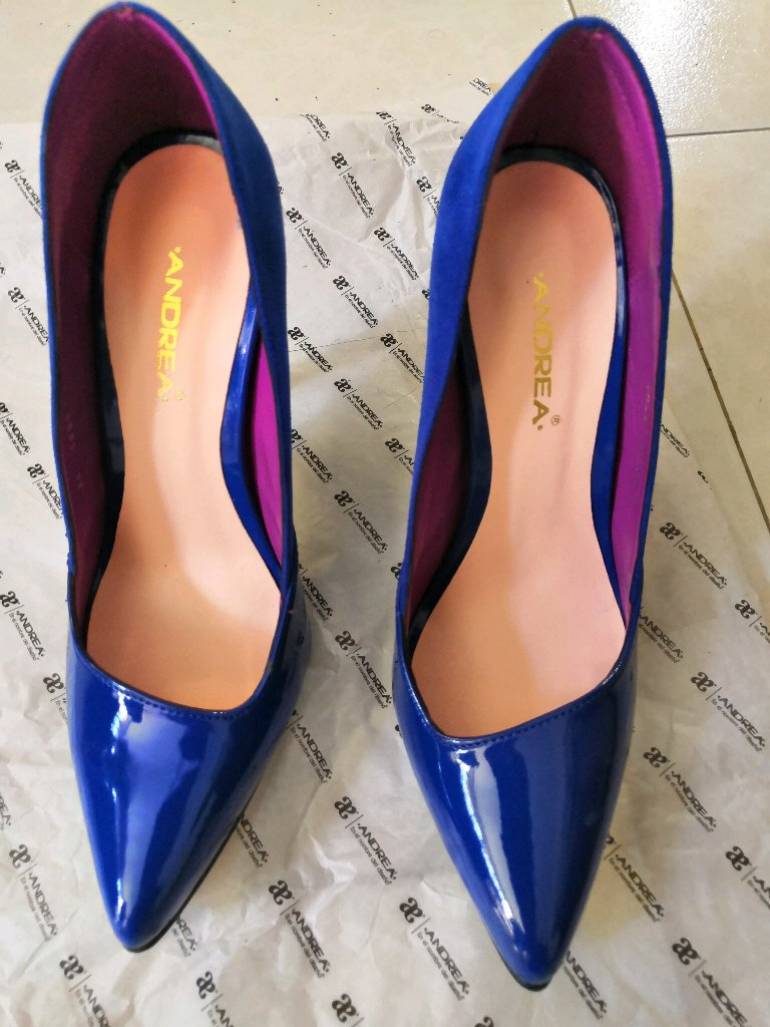Tacones Zapatos Azul Rey Andrea Zapatos Azul Rey Andrea Patucos