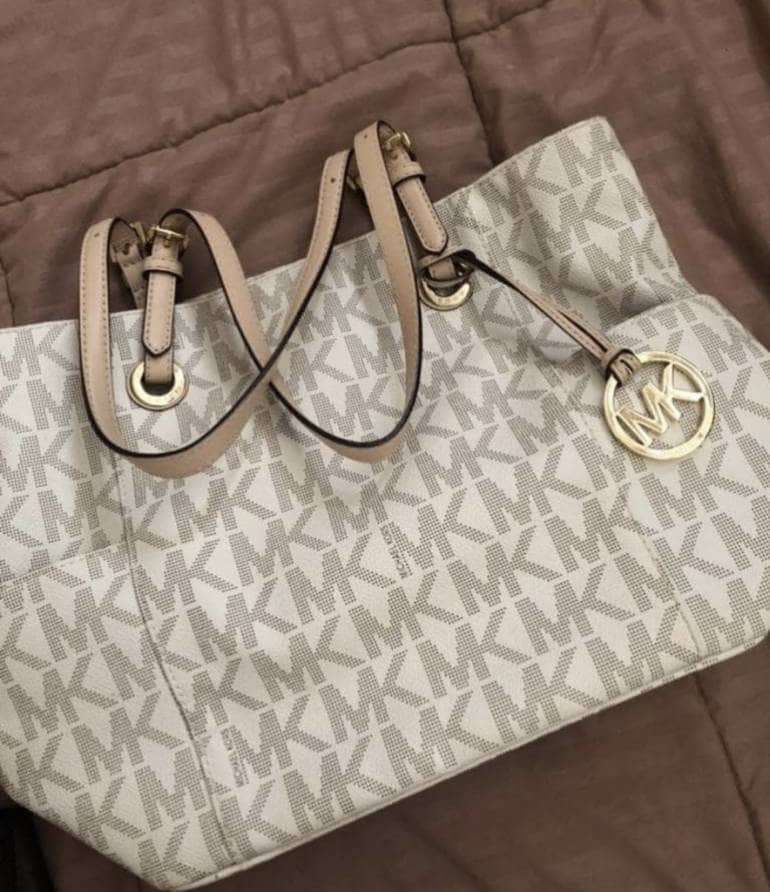 Bolsa mk blanca clearance