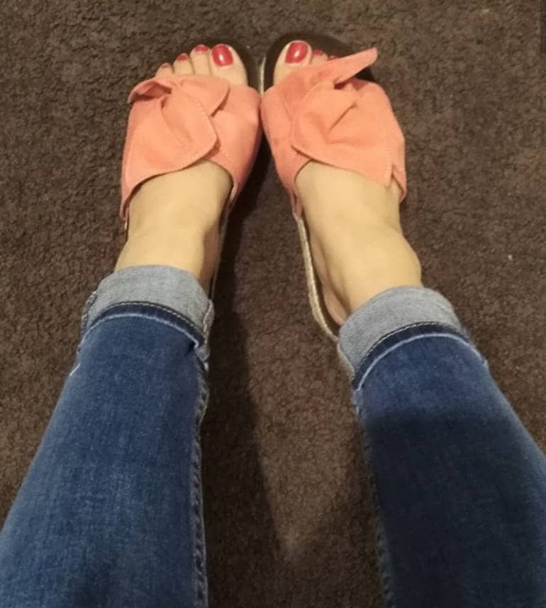 huarache color mostaza