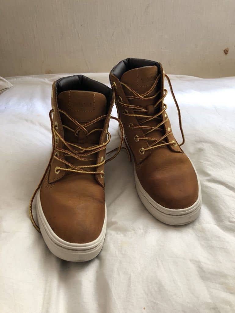 jabon de calabaza para botas timberland