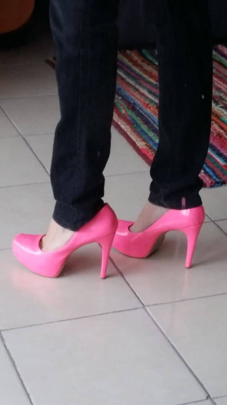 Zapato rosa chicle de Perugia de segunda mano GoTrendier