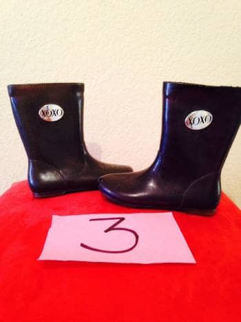 botas de lluvia xoxo