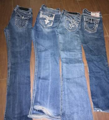 Pantalon Dama Rock Revival Original De Segunda Mano Gotrendier