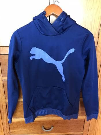 sudadera puma azul mujer