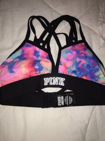 tops deportivos pink