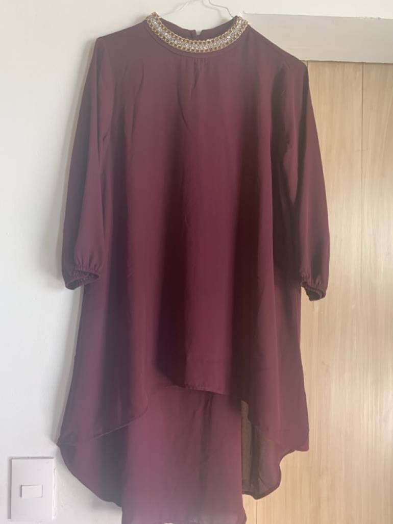 blusa cola de pato blanca