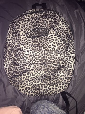 mochila vans animal print