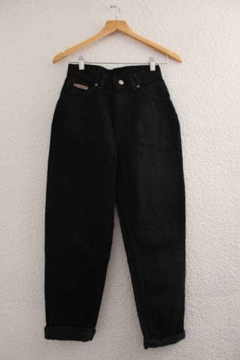 Jeans mom negros clearance