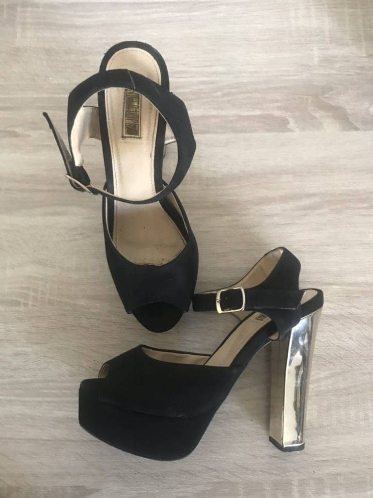 Zapatillas negras jennifer lopez clearance