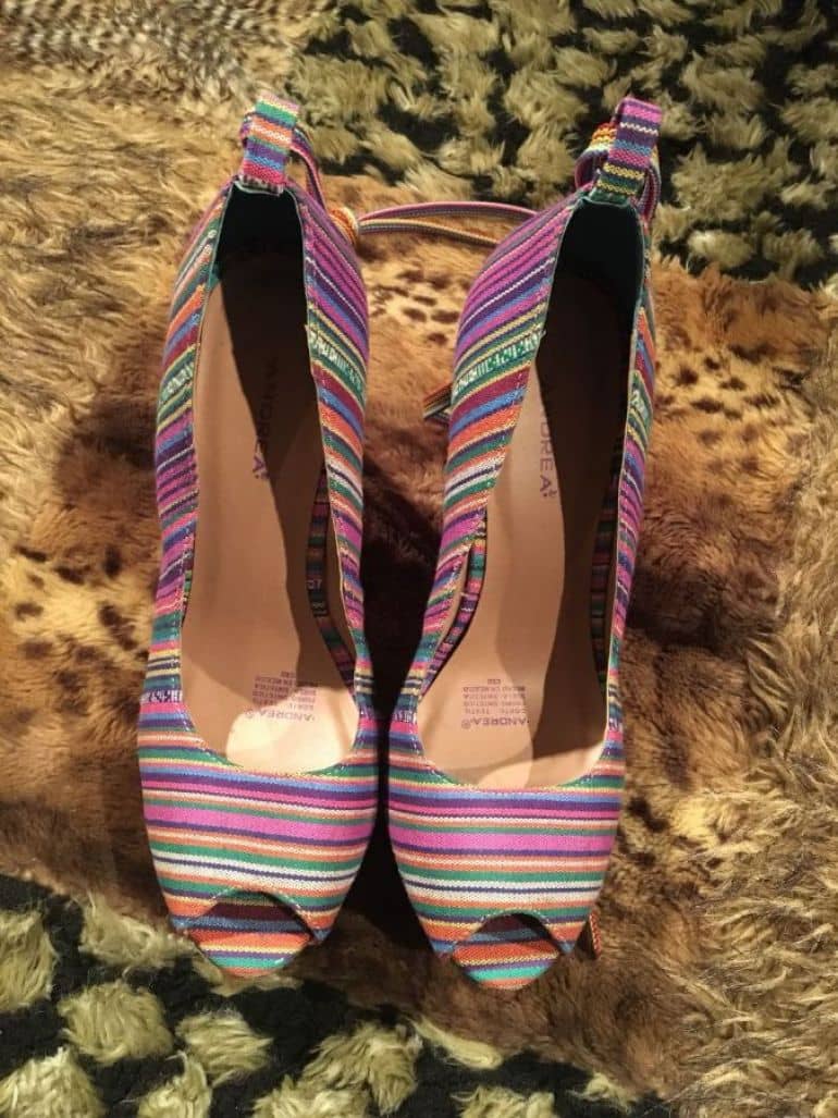 Zapatillas tacón de puente de Andrea de segunda mano - GoTrendier