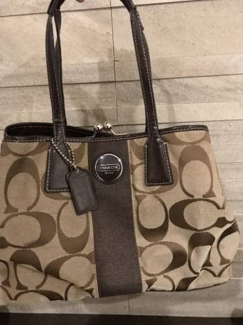 Bolsa coach cafe de segunda mano - GoTrendier