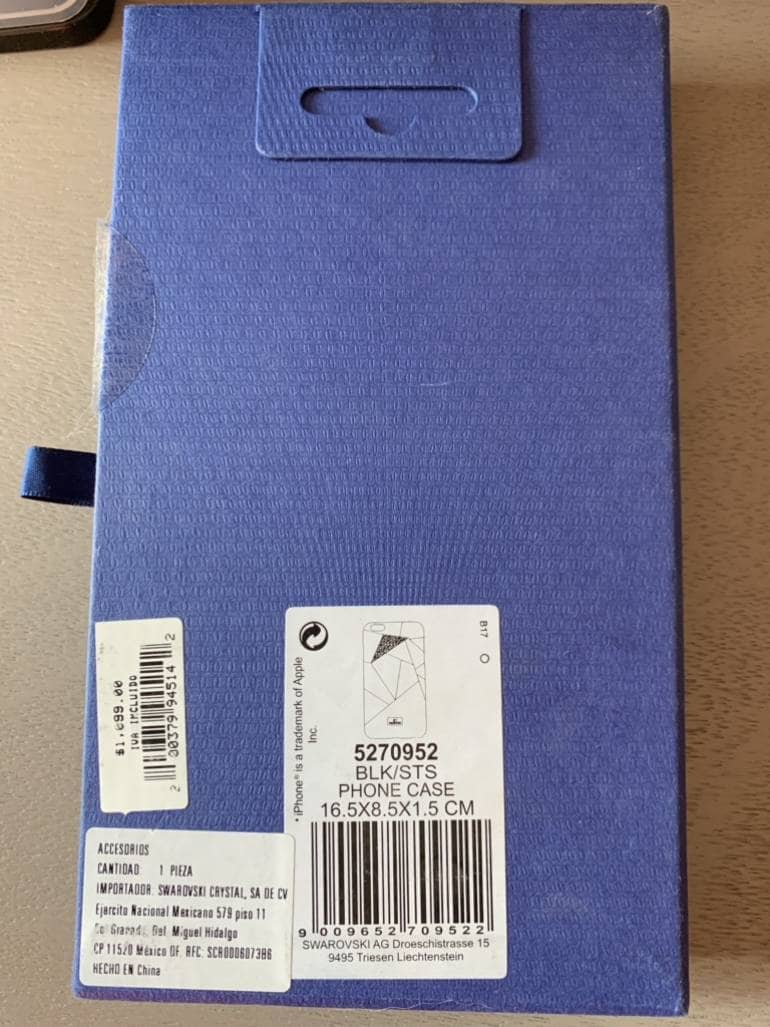 Case swarovski negra IPHONE 7 PLUS de Crystals from Swarovski de