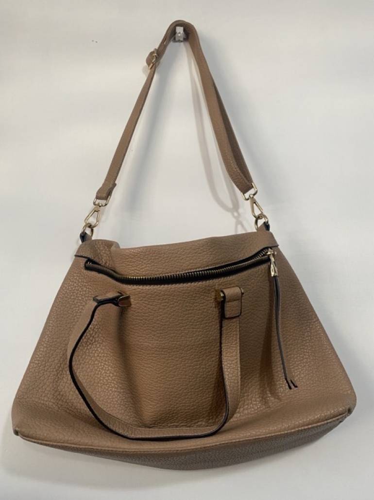 bolso beige grande