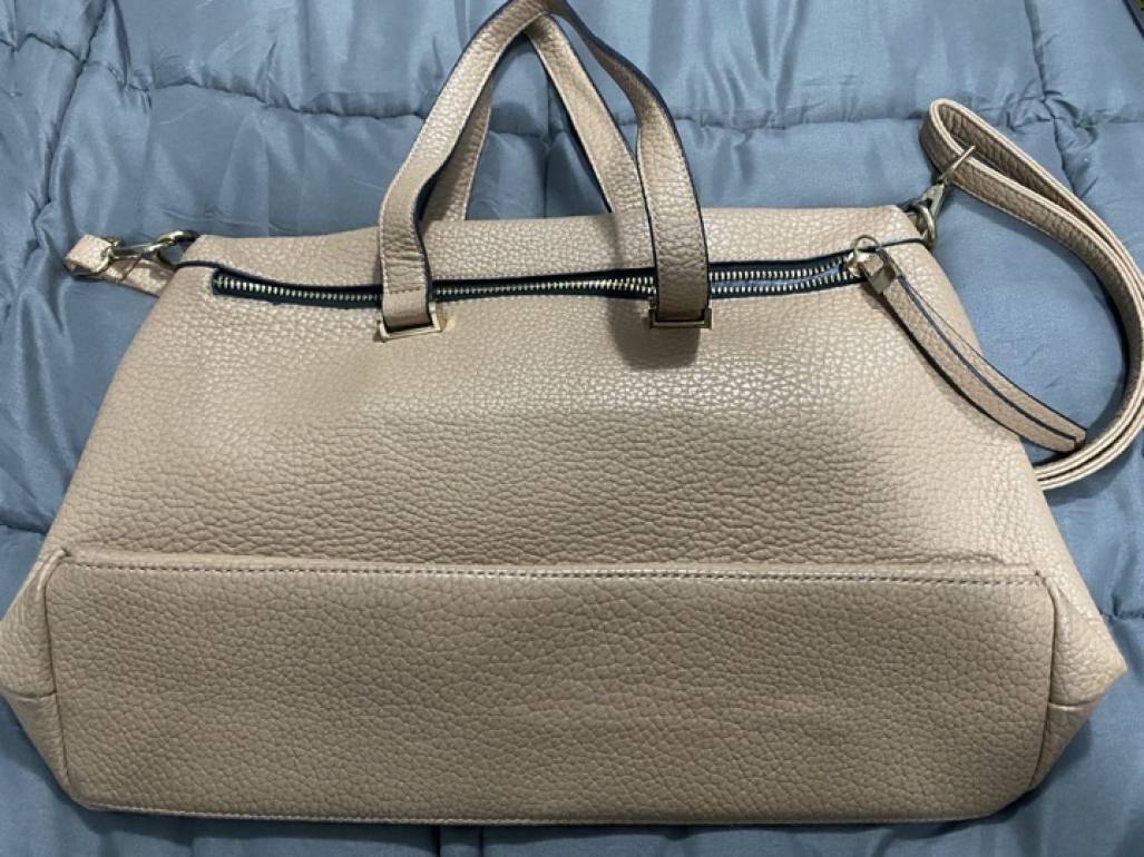 bolso beige grande