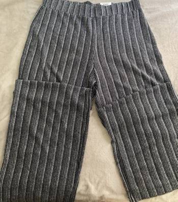 Pantalon palazzo negro brillos de JM Collection de segunda mano - GoTrendier