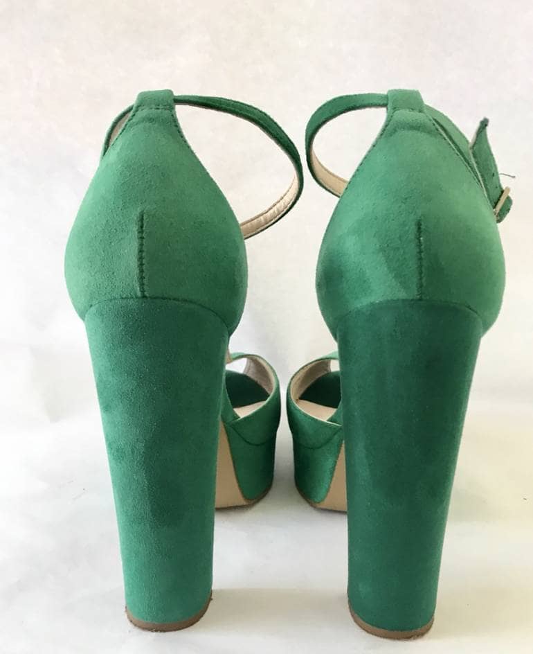 Zapatillas Verde Plataforma de Andrea de segunda mano GoTrendier