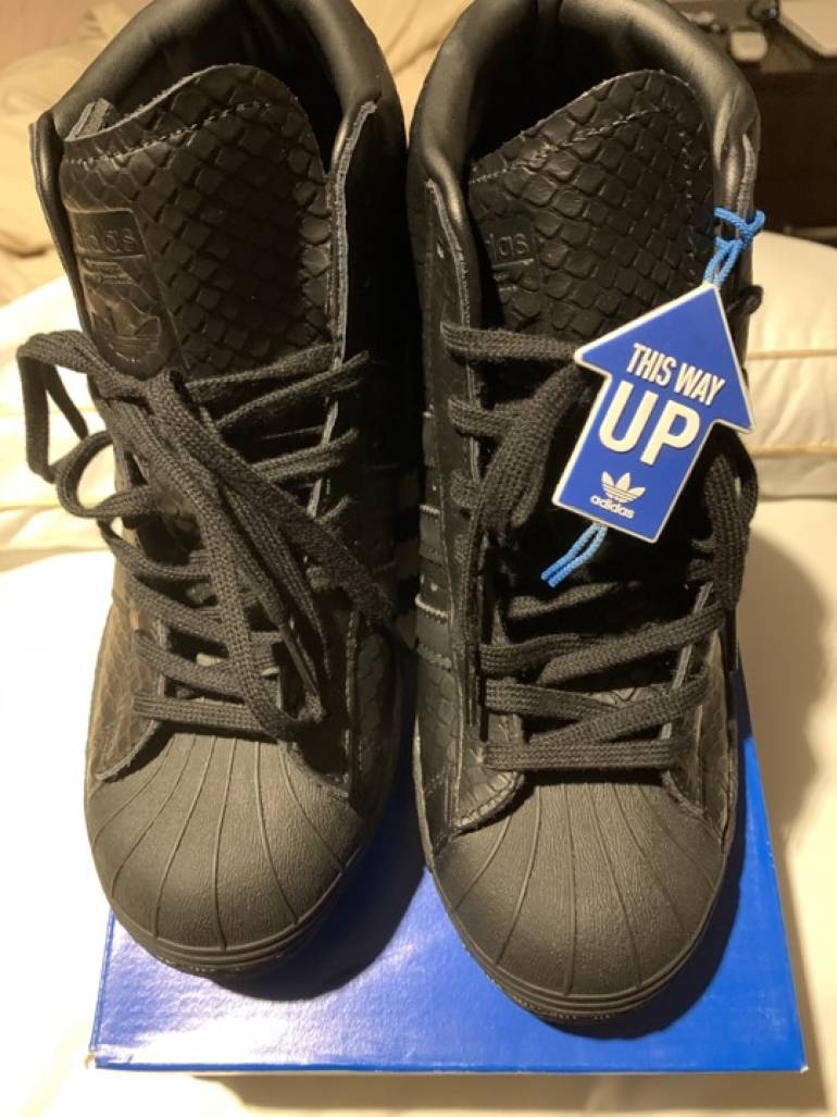 Tenis Tipo Bota Adidas SuperStar Up de segunda mano - GoTrendier