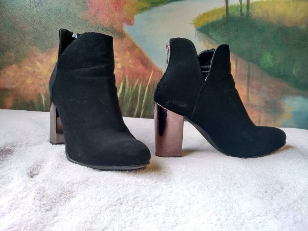 Botines Tacon Plateado Online Shop, UP TO 55% OFF | www.pcyredes.com