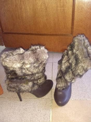 botas con peluche