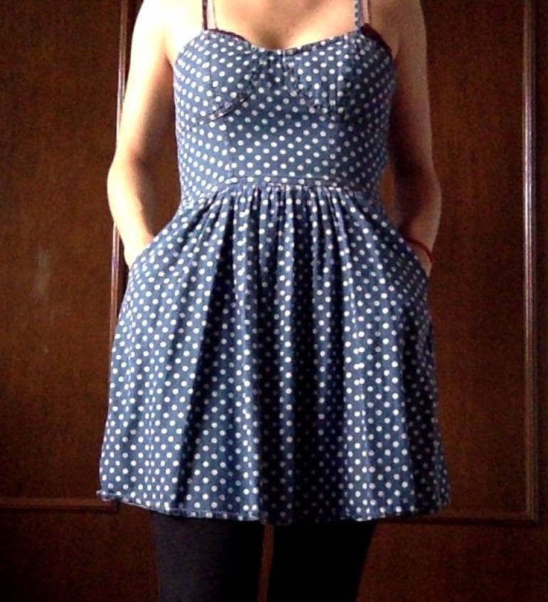 vestido de mezclilla forever 21