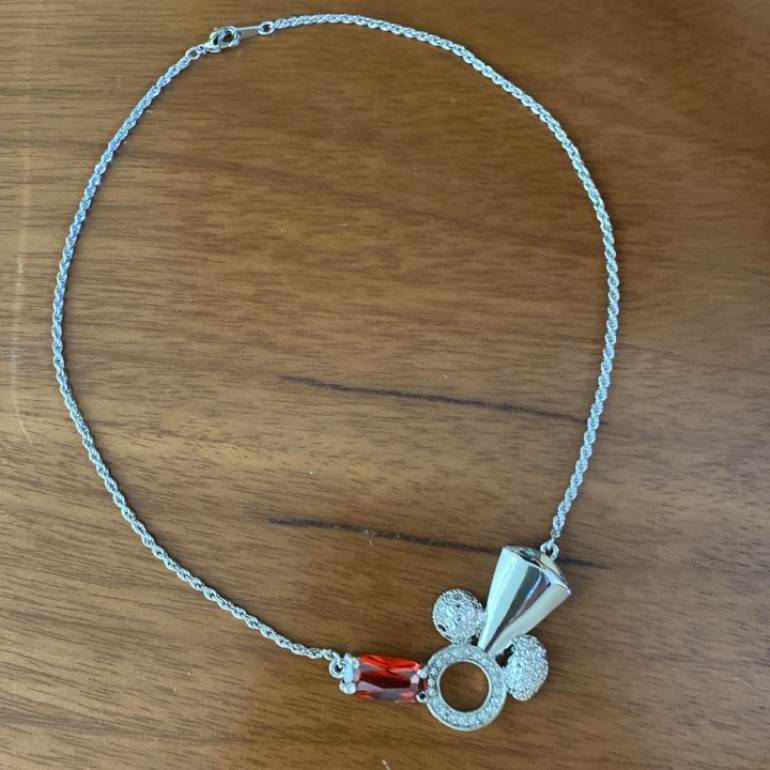 Collar piedra roja de Nice de segunda mano - GoTrendier