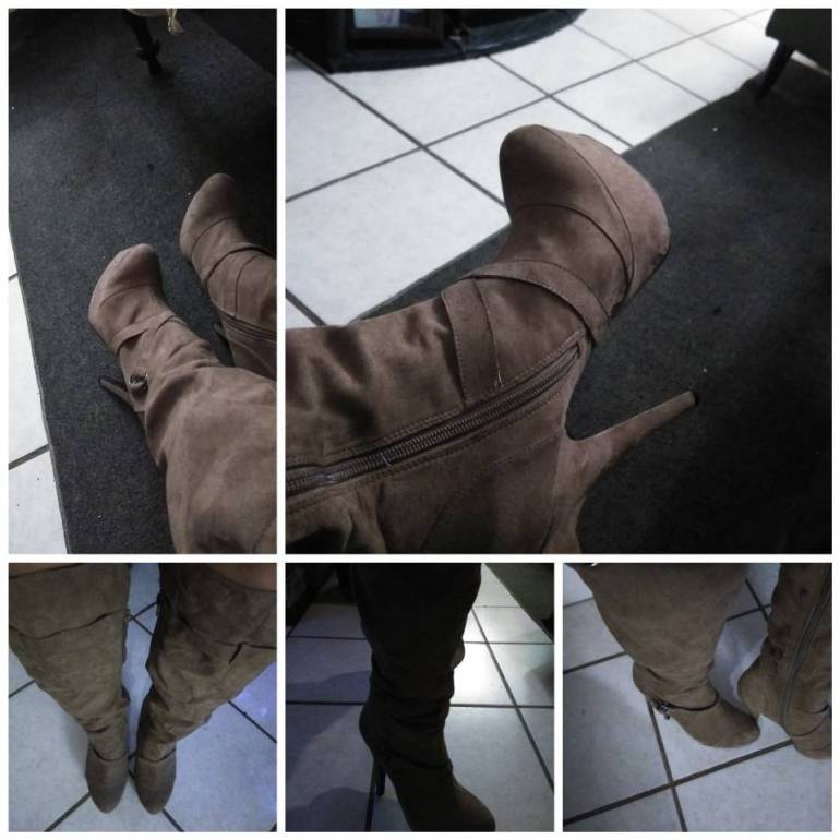 Hermosas botas largas con plataforma de LOB de segunda mano - GoTrendier
