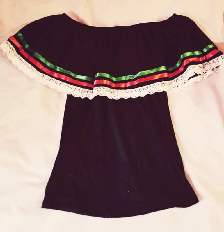 Blusa campesina mexicana Clearance