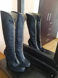 Botas de marca con cremallera para mujer, botines de moto con cierre  frontal, de media caña, de felpa, para invierno|Botas a media pantorrilla|  - AliExpress
