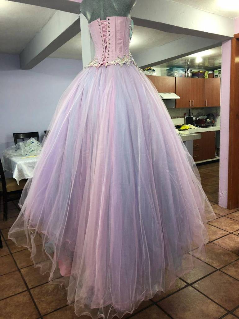 Vestido XV Amaraby Multicolor de Otras marcas de segunda mano - GoTrendier