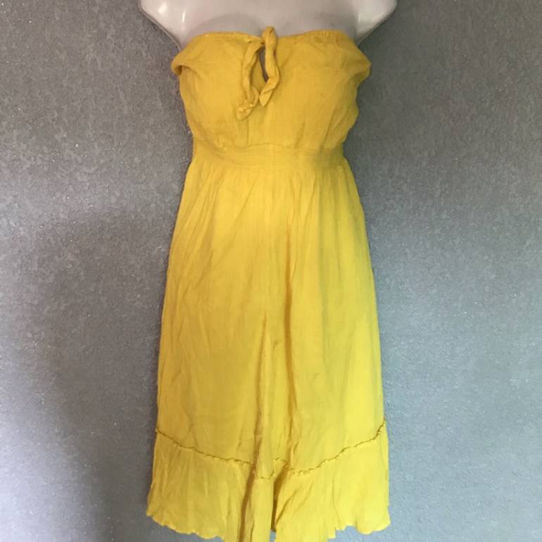 Vestido Amarillo De Playa De Old Navy De Segunda Mano Gotrendier