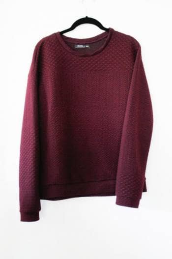 sudaderas color vino